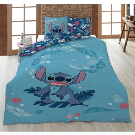 AYMAX Parure de lit double réversible - Stitch 200x200 cm