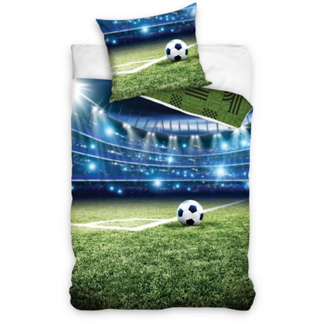 Parure de lit en coton 140x200 Football Field Goal
