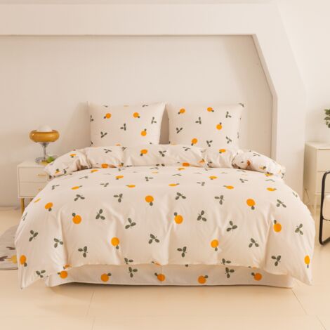 Parure de lit en coton 140x200 fruits
