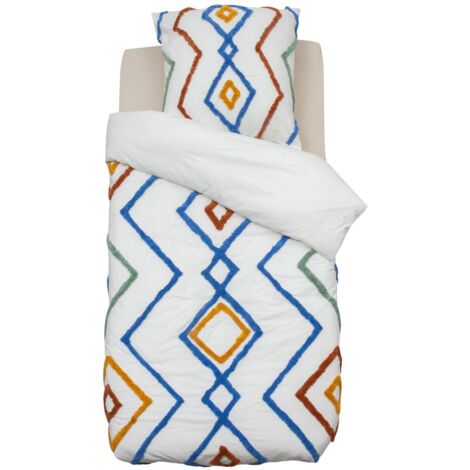 Parure de lit enfant 100% coton motifs géométriques MARRAKECH