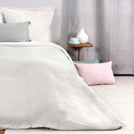 Parure de lit GAZGAZ double gaze de coton 140x200 cm