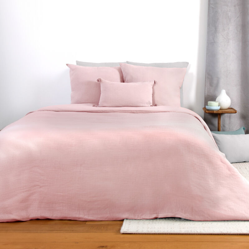 Parure de lit gazgaz double gaze de coton 240x220 cm