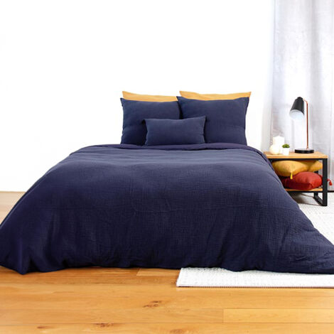 Parure de lit GAZGAZ double gaze de coton 260x240 cm