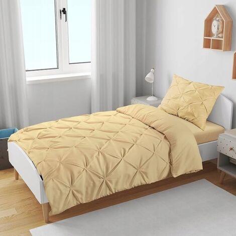 Parure de lit KA Pintuck Pinch, couette 135x200 cm, oreiller 80x80cm