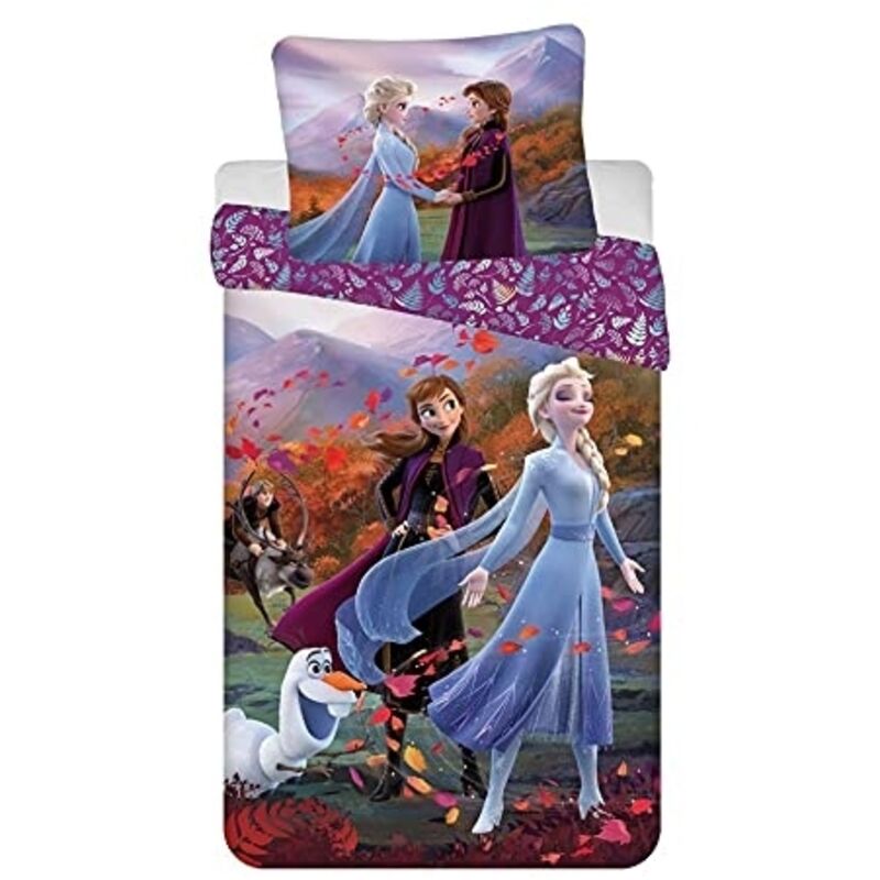Ac-Déco Parure De Lit La Reine Des Neiges Vent - 100 X 135 Cm - Bébé