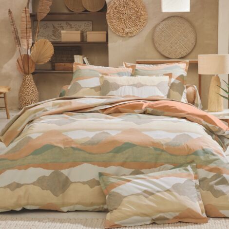 Parure de lit Land Craie 260x240- Tradilinge