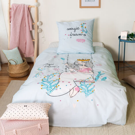 Parure de lit MAGIC coton issu de l'agriculture biologique 140x200 cm