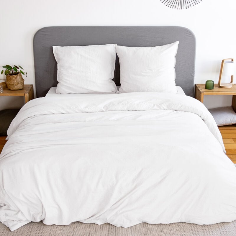 Linnea - Parure de lit mila micro lavée polyester 260x240 cm