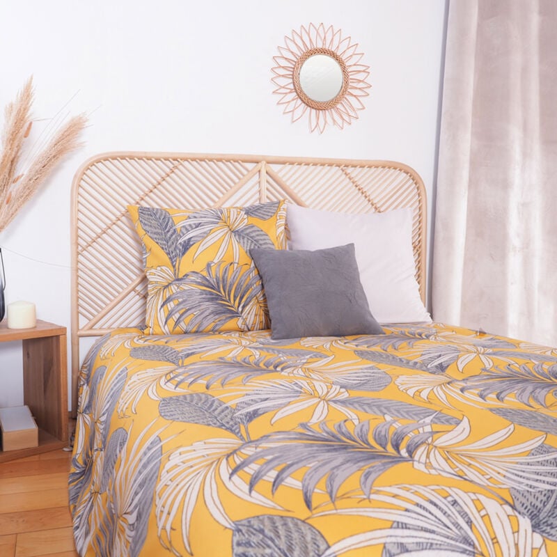 Parure de lit microfibre aquilie 240x220 cm