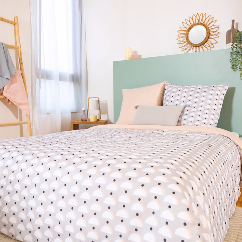 Parure de lit microfibre lobe 260x240 cm