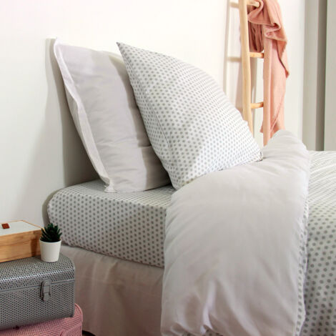 Parure de lit microfibre POIS 260x240 cm