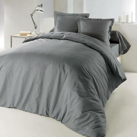 Parure de lit moderne LINA en coton, lisse, 240 x 220 cm