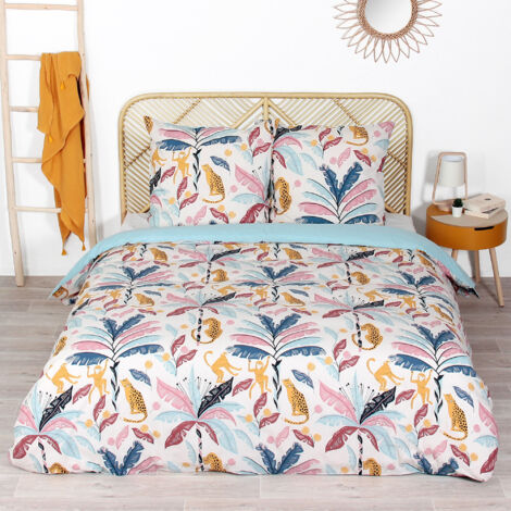Parure de lit OUISTITI coton 260x240 cm