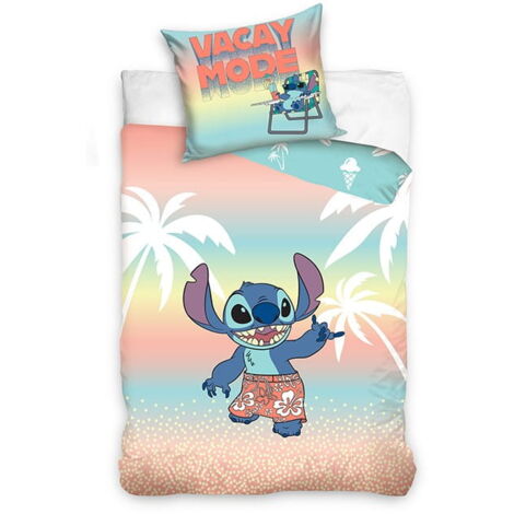 Parure de lit pour jeunes 140x200 Lilo et Stitch Coton