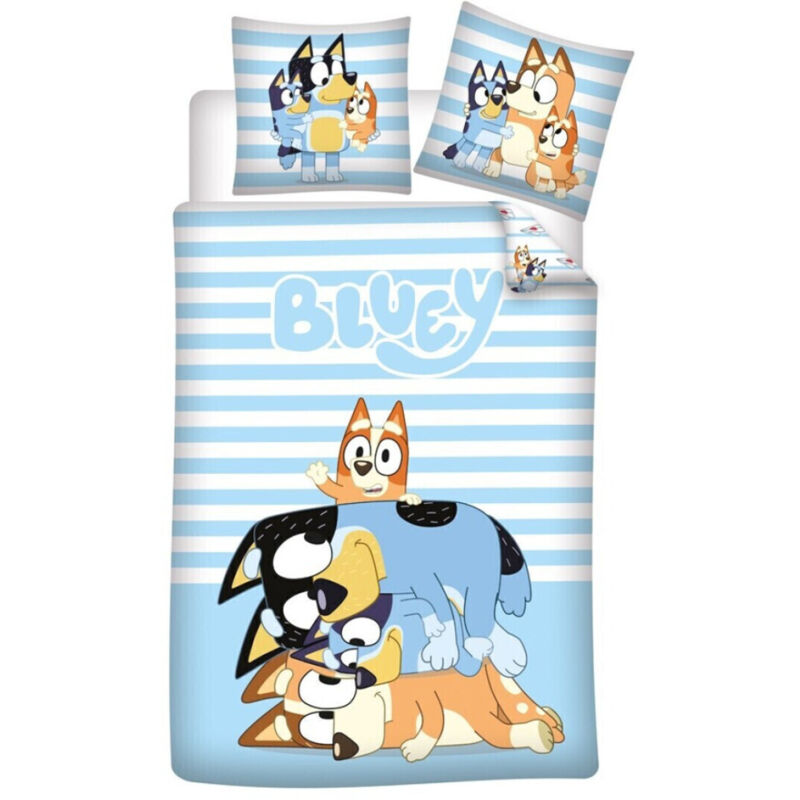 Parure de lit réversible Bluey - 140 cm x 200 cm