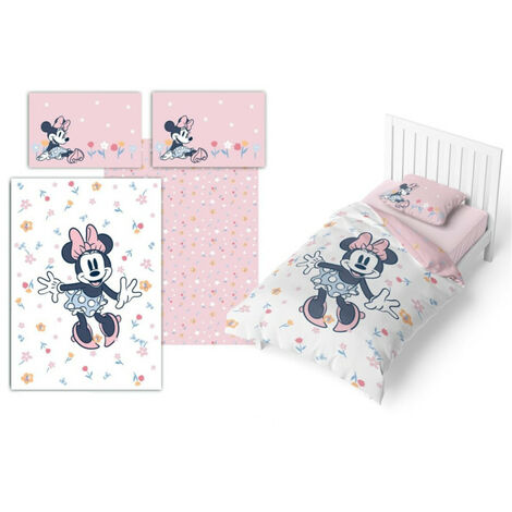 Parure de lit réversible Disney Minnie - 140 cm x 200 cm