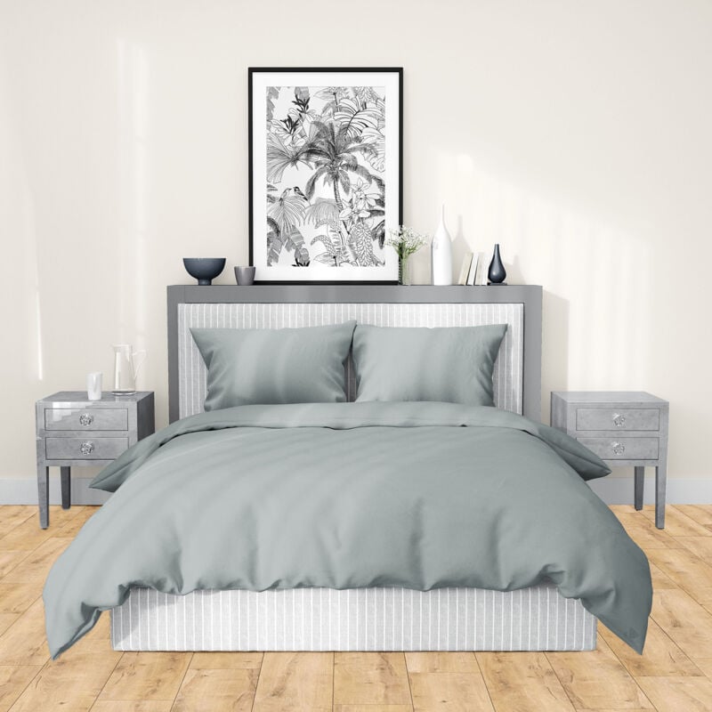 Parure de lit sapri satin de coton 240x220 cm