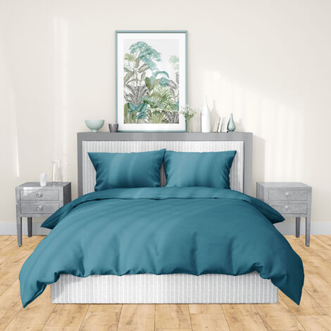 Parure de lit SAPRI satin de coton 240x220 cm