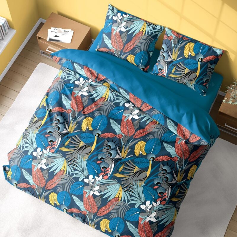 Parure de lit satin de coton parade 260x240 cm