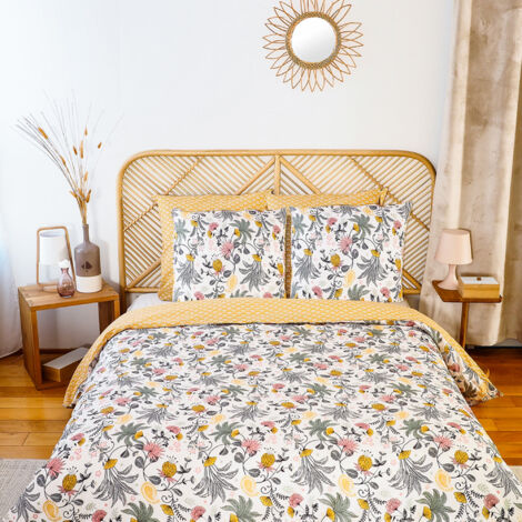Parure de lit satin de coton WAYAN 260x240 cm