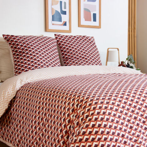 Parure de lit TIAGOH microfibre 260x240 cm