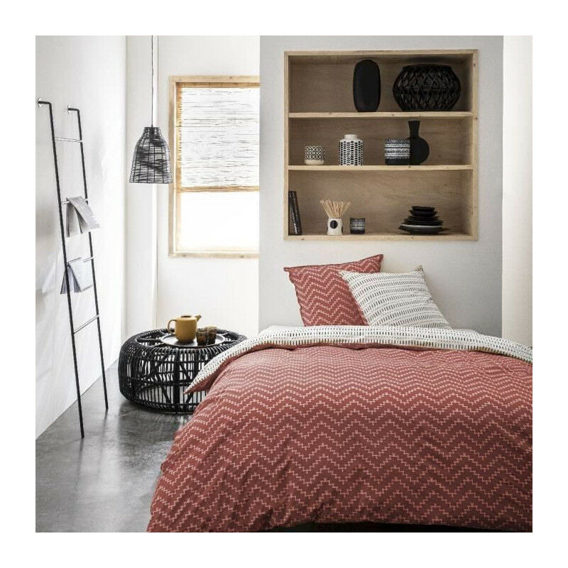 Parure de lit Today housse de couette 240X260 + 2 taies d oreiller 63X63 - 100% coton 57 fils - Sunshine 8.20