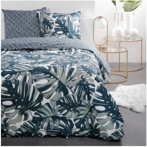 Parure de lit - TODAY - Sunshine - 116525 - 2 personnes - 240x260cm - Coton - Imprimé 9.23