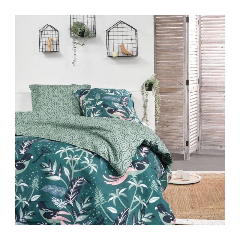 Parure de lit Today Sunshine - 119474 - 2 personnes - 260x240cm - Coton - Imprimé 11.48