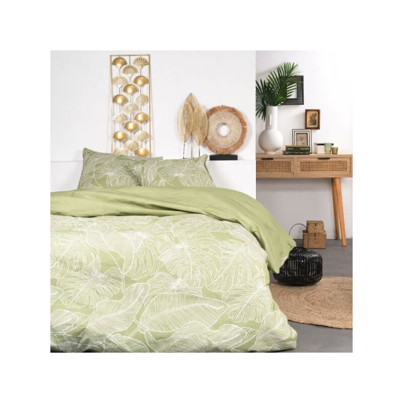 Today - Parure de lit Sunshine - 240x220 cm - 2 personnes - coton imprimé floral