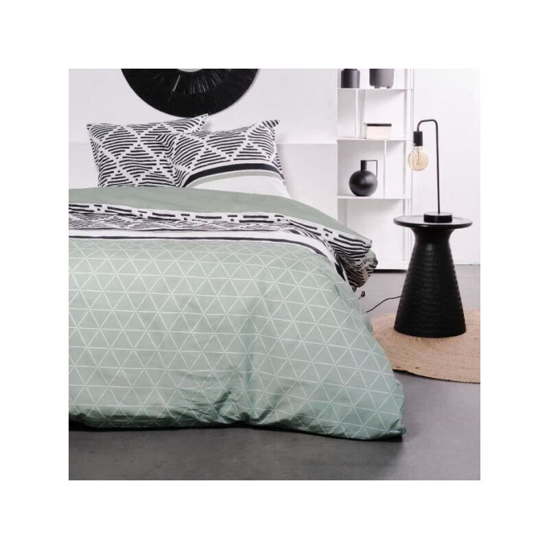 Today - Parure de lit Sunshine - 240x220 cm - 2 personnes - coton imprimé graphique