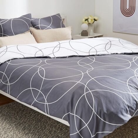 Parure Elton - Microfibre Imprimée, Douce et Certifiée Oeko-Tex - 240x220cm.