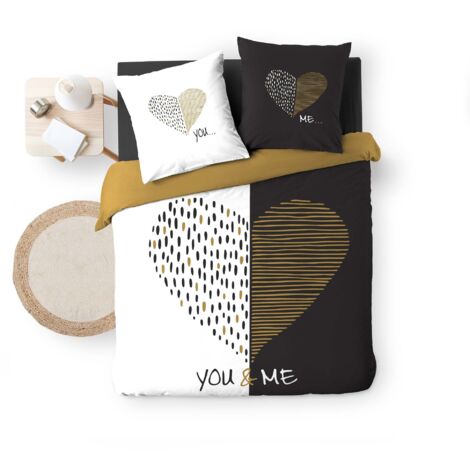 Parure Housse de couette 240 x 220 cm You and Me