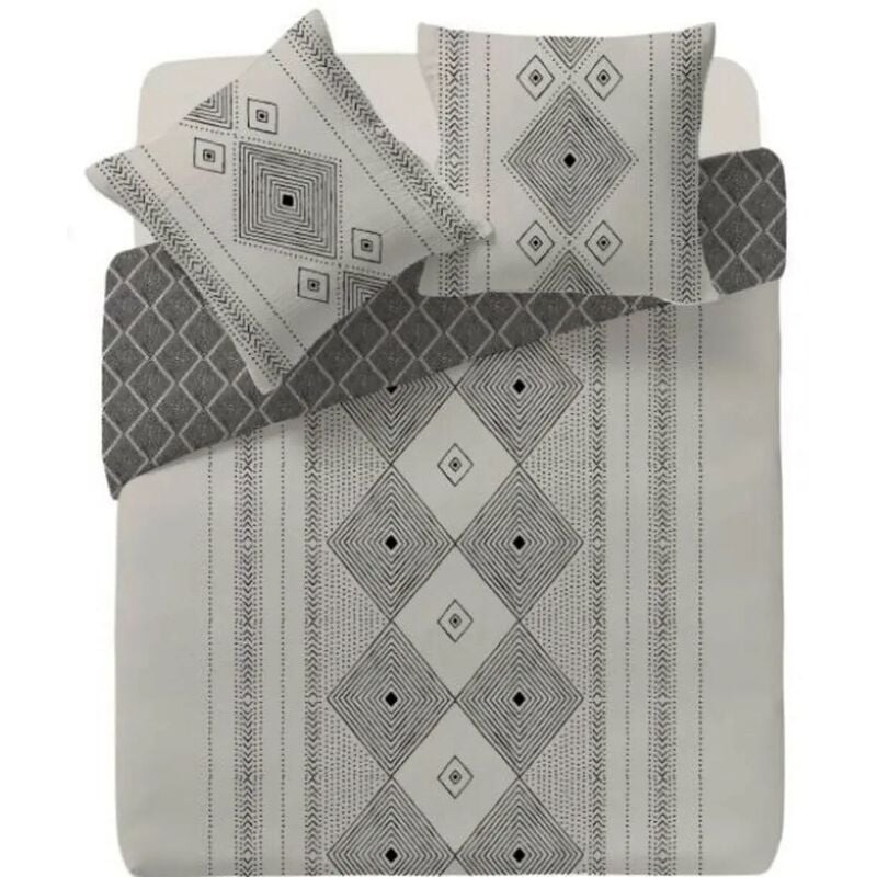Atmosphera - Parure de lit Oasis Gris 240x220