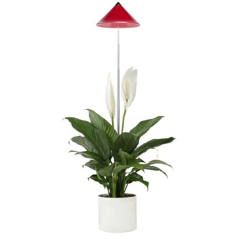 UNBRANDED Parus by Venso SUNLiTE 7W LED Vollspektrum Pflanzenlampe Rot, Indoor Plants Pflanzen Beleuchtung, mit ausziehbarem Teleskopstab, Parus Pflanzenlampe für kleine und mittelgroße Zimmerpflanzen