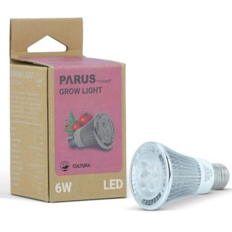 Parus LED Pflanzenlampe, Vollspektrum, E27 6W