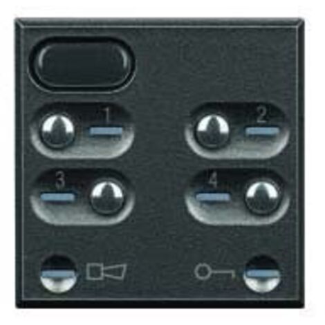 Parzializzatore Antif 4 Zone Scuro Axolute ( BTICINO cod. HS4603/4 )