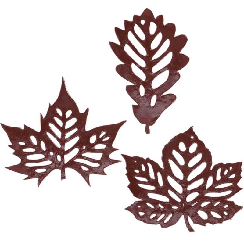 Pas japonais en fonte Feuilles (Lot de 3)