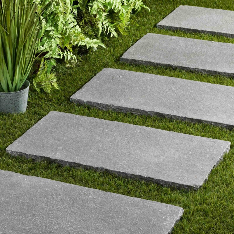 Pas Japonais Pierre Naturelle Tandur - 80x40 cm - Gris