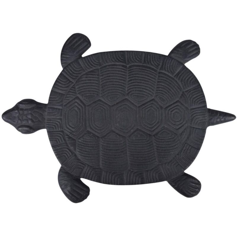 Pas japonais tortue - l 23 x l 32,2 x h 1,8 cm - Noir - Livraison gratuite