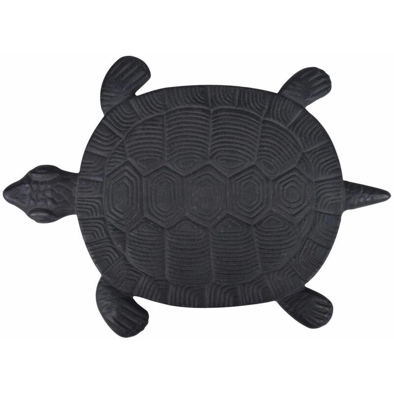 Esschert Design - Pas japonais motif tortue Unitaire - Noir