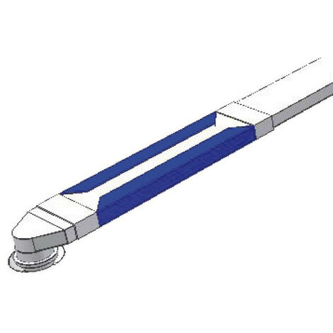 Conduit rigide plastique rectangulaire 55*220 equiv. 125  
