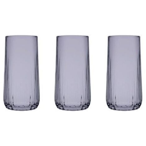 Pasabahce 420695 Nova Trinkglas Su Bardagi 3-teilig 360ML Grau Cocktailgläser Saftglas
