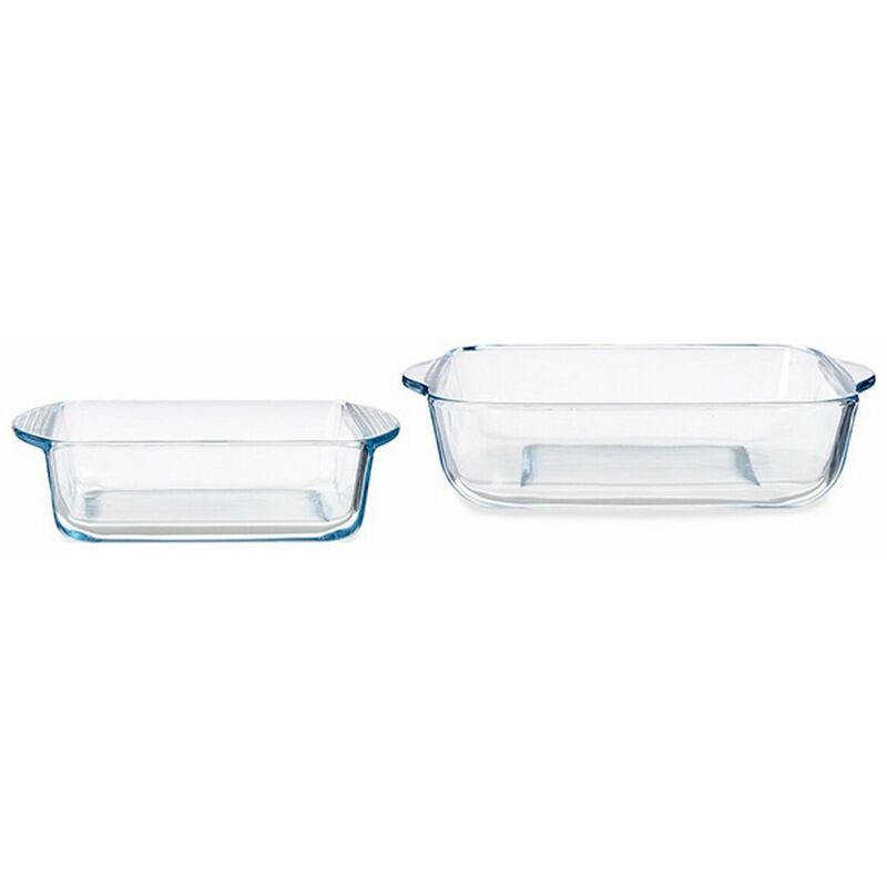 

Set de Fuentes para Horno Vidrio de Borosilicato (2 Piezas) - Pasabahce