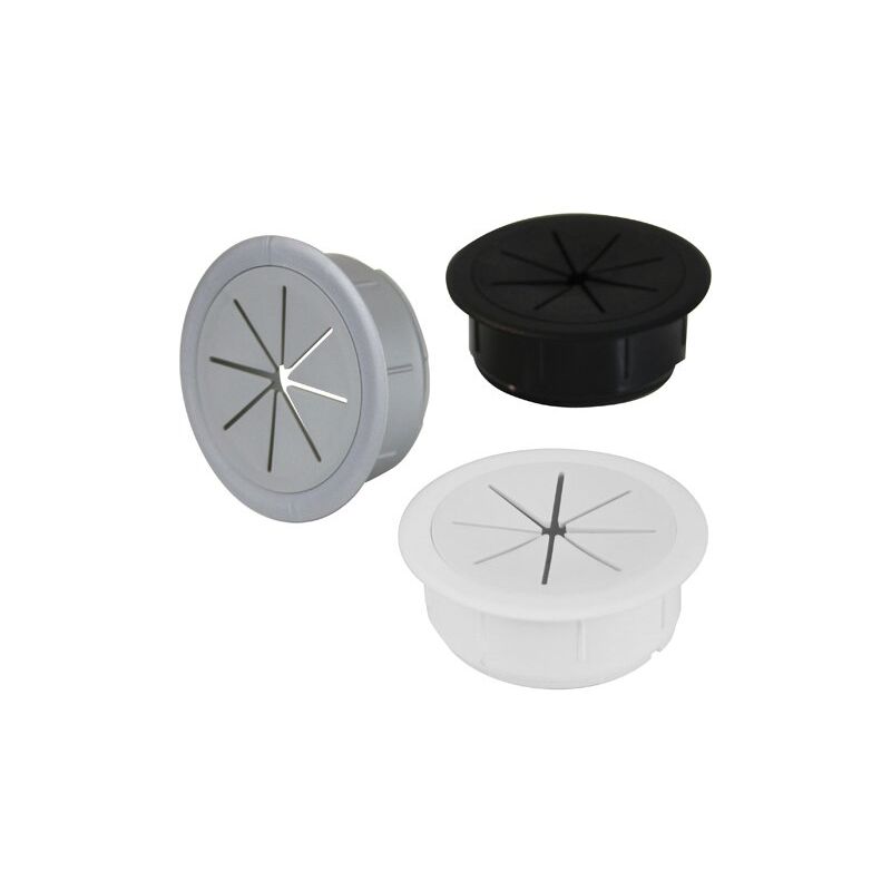 

Pasacables (TAPA GOMA) D-70 Int-60 Negro - Negro
