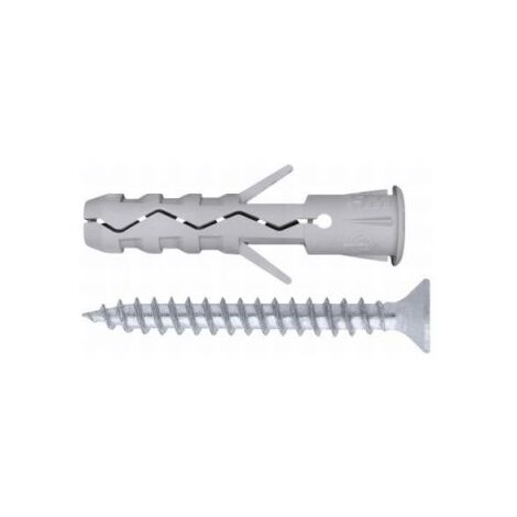 Pasador Nylon Con Borde Con Tornillo 6X30