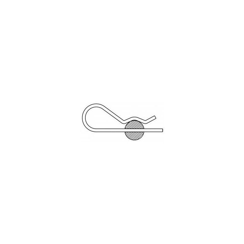 

Pasador R Hx 10046 Simple Zincado 4Mm