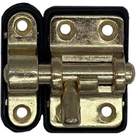 Pasador reforzado base plástica 20 mm dorado