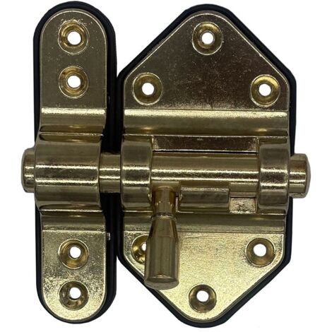 Pasador reforzado base plástica 50 mm dorado