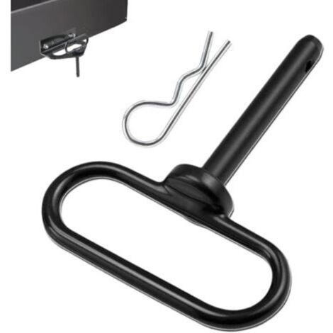Pasadores de enganche para cortacéspedes y tractores – 1/2 pulgada, acero galvanizado, paquete de 10 – fijación resistente para remolques y equipos de jardinería.