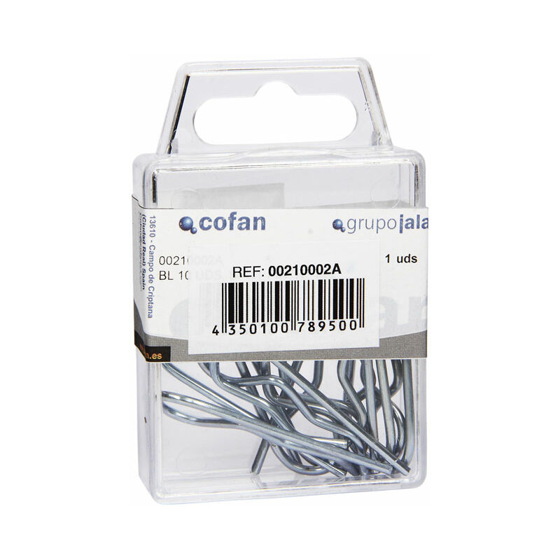 

Pasadores y Clips Blister Estandar Medida:2 mm 10 Cajas de 10 unidades